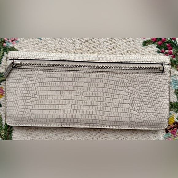 Henri Bendel Bundle: Saffiano Tote, Slim Wallet, Natasha Charm + Flame Pin